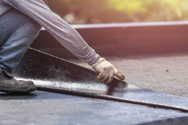 Professional Waterproofing technician working in Ladoga, IN